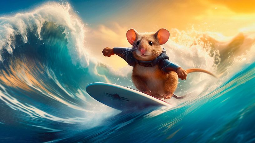 Reiten Sie eine Welle von Harry Hadders Design