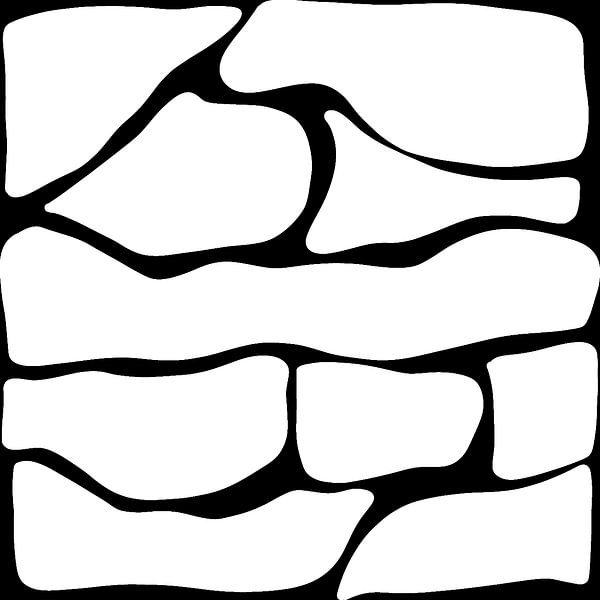 Mur en pierre blanche par Conte Monfrey