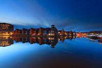 Blue hour at Reitdiep Haven - Groningen, NL