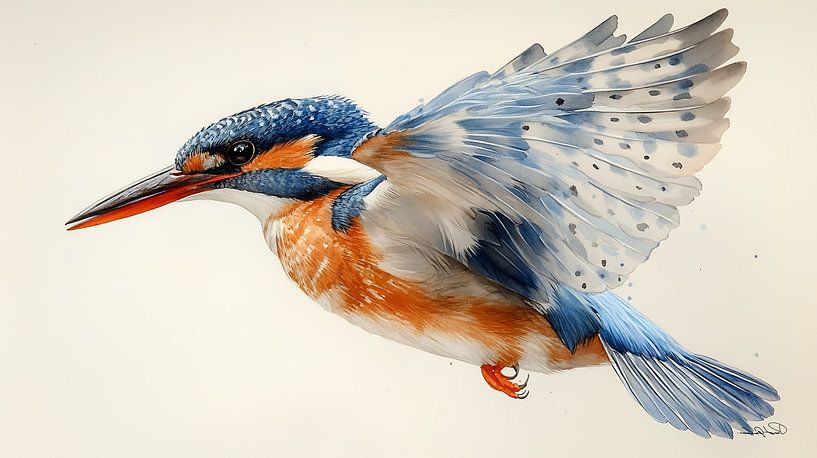 kingfisher by Gelissen Artworks