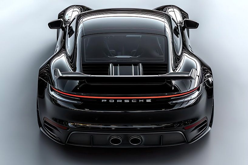 Black Porsche 911 GT 3 by PixelPrestige