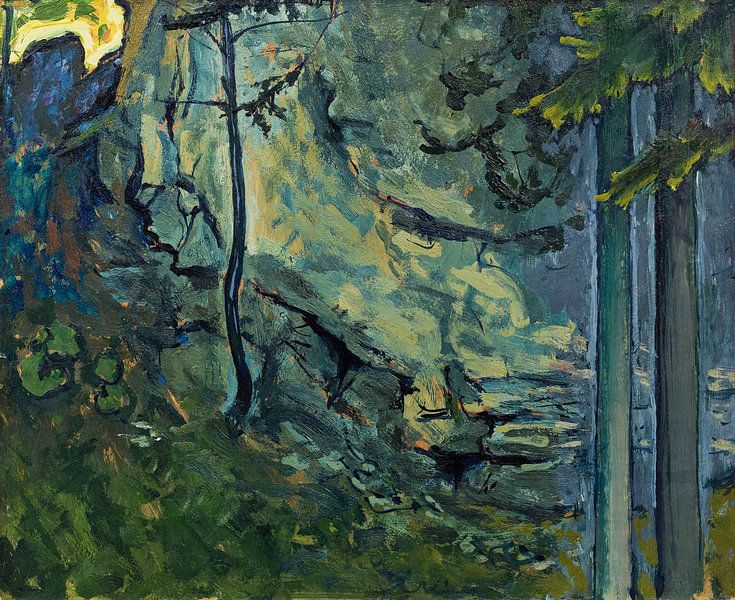 Koloman Moser, Forest landscape, ca 1912 by Atelier Liesjes