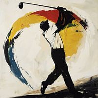 Sportmalerei | Golfer