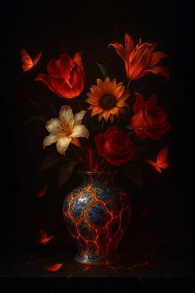 Stillleben Glut der Schönheit von Moonheart Artworks