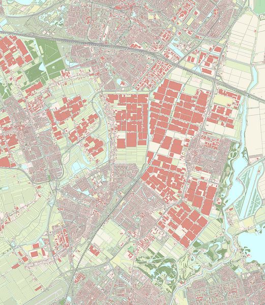 Carte de Lansingerland par Rebel Ontwerp