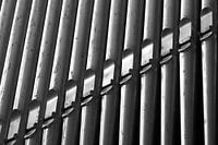 Orgelpijpen zwart-wit