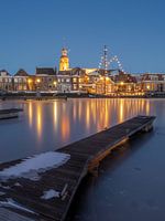 Hafen von Blokzijl im Winter
