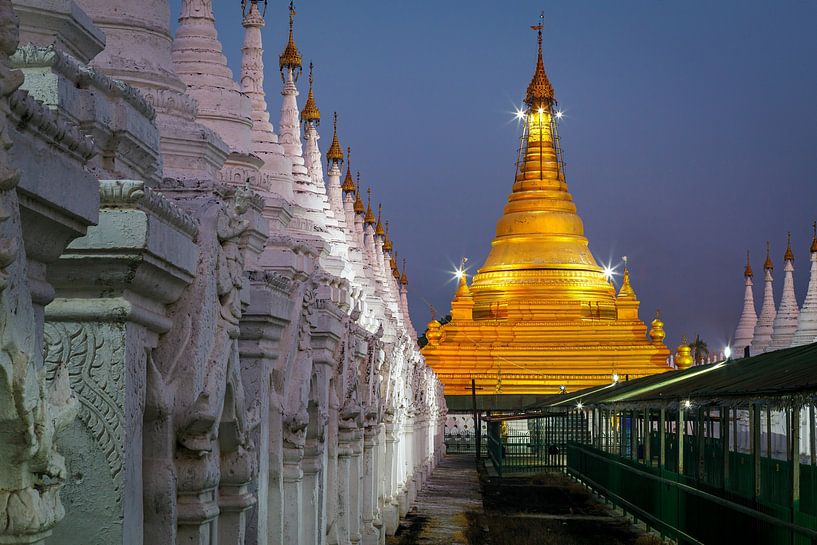 The Golden Pagodas of Mandalay by Roland Brack