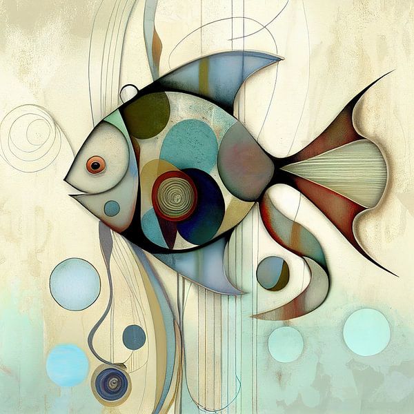 Fisch abstrakt von Bert Nijholt