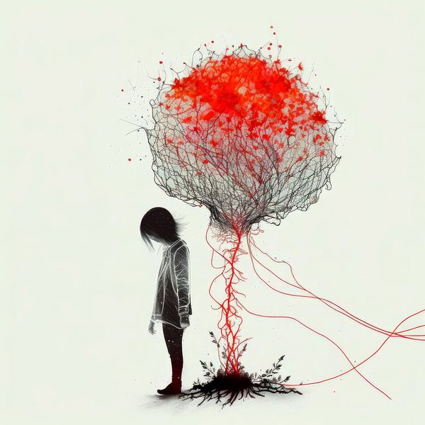 Roter Wald RED SHELTER von Preet Lambon