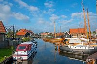 Die historische Stadt Workum in Friesland, Niederlande