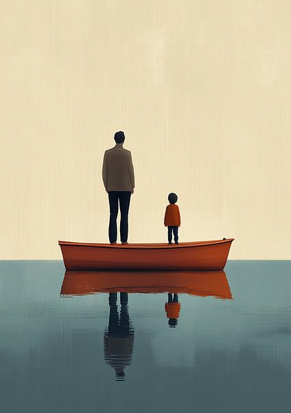 Vader en kind van Niklas Maximilian