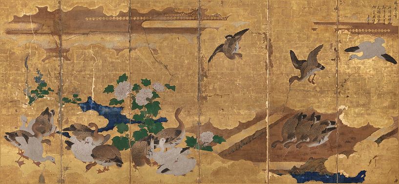 Konföderierte Rose und Wildgänse von Meisterhafte Meister