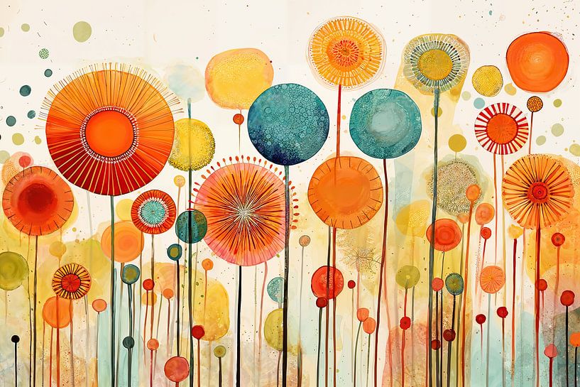 Flowers modern by Bert Nijholt