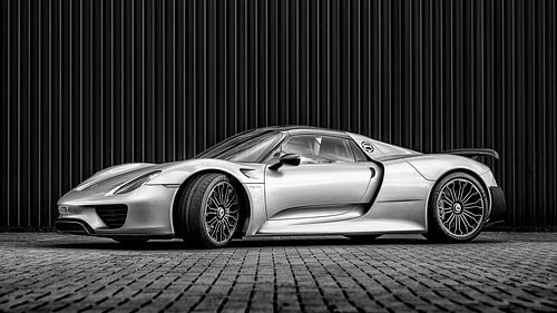 Porsche 918 Spider van Martijn van Dellen