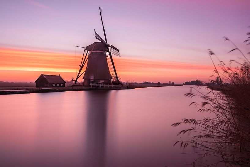 Sonnenaufgang bei Groot Ammers  von Ilya Korzelius