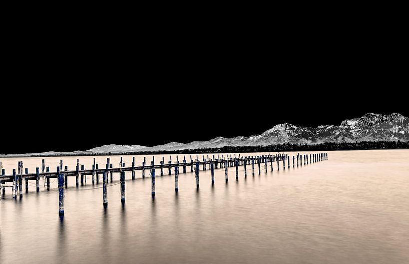 Chiemsee orange dark by artpictures.de