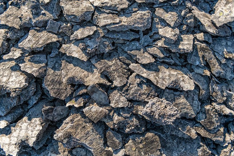 Fond abstrait de gravats de pierre par Mike Maes