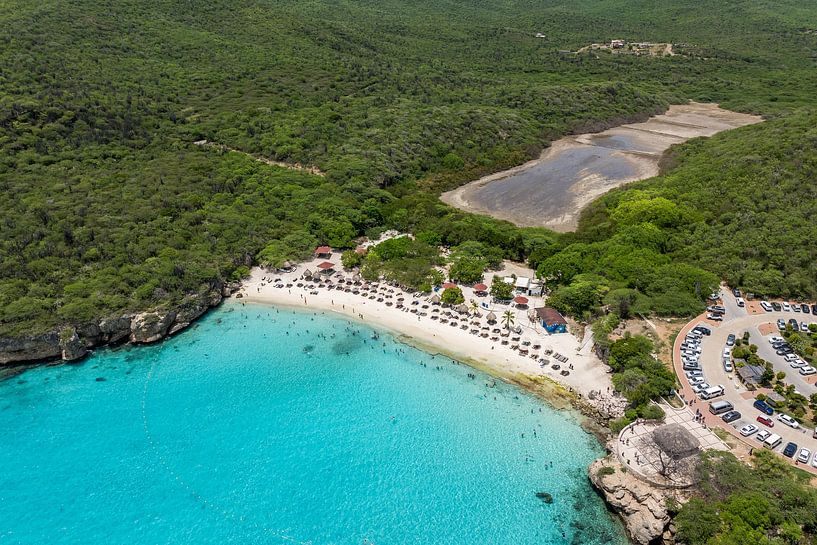 Curacao - Drohnenaufnahme von Grote Knip von Keesnan Dogger Fotografie