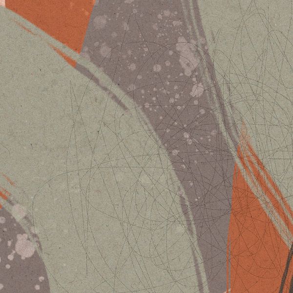 Art abstrait moderne aux couleurs pastel no. 8 par Dina Dankers