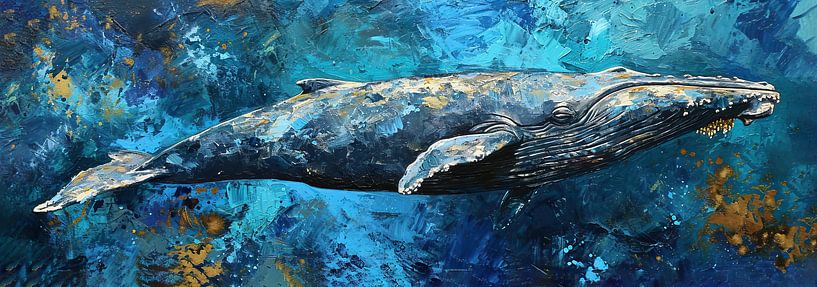Walfisch malen von Kunst Laune