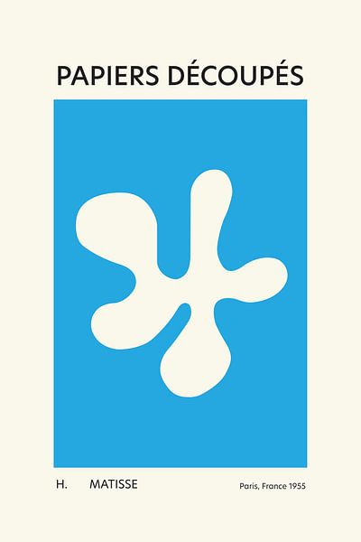 Matisse I - Bleu par Walljar