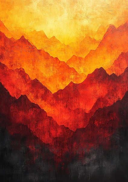 Montagne de feu par Niklas Maximilian