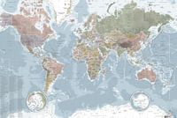 Carte du Monde ambiance SOFT (mise à jour 2025)