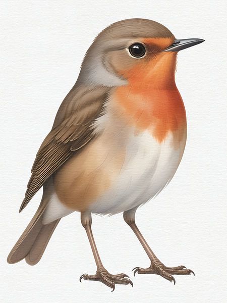 Robins by Hilde Remerie Photography and digital art