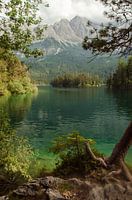 Small island on the Eibsee