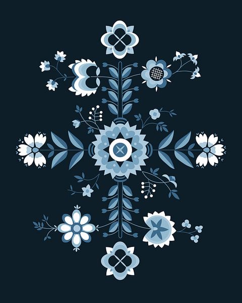 Design floral scandinave par Studio Mattie