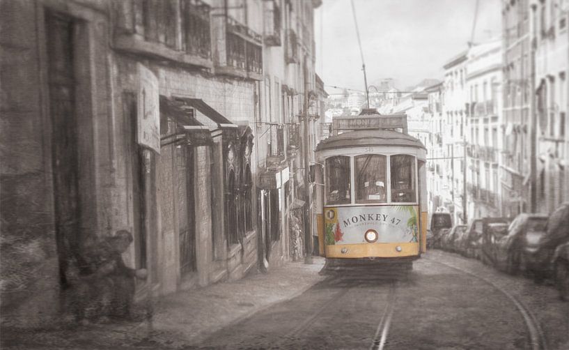 Tramway à Lisbonne par Rene van Heerdt