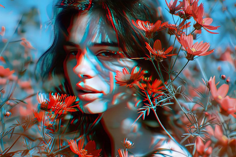 Flowerpower Fantasy Statue von Egon Zitter