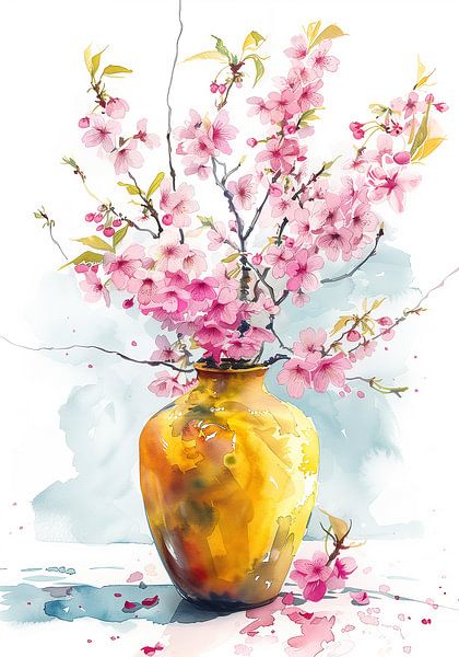 Sonnige Kirschblüten von Bianca ter Riet