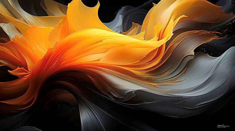 black-gold-silver by Gelissen Artworks