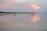 sunset walk on punta coco beach