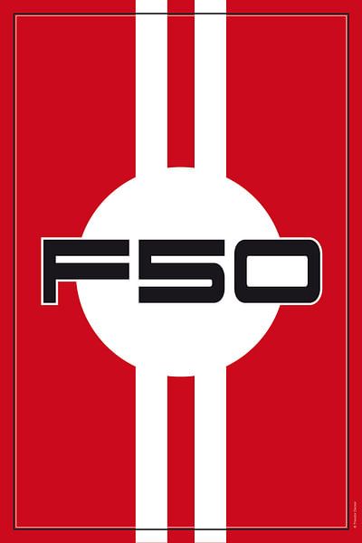 Ferrari F50, racing car design by Theodor Decker