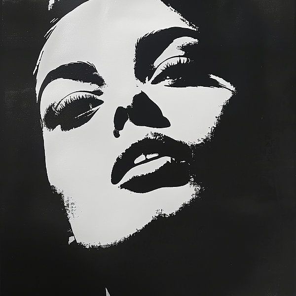 Schönheit in Schwarz und Weiß von Liv ter Riet