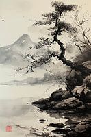 Sumi-e landschap_03