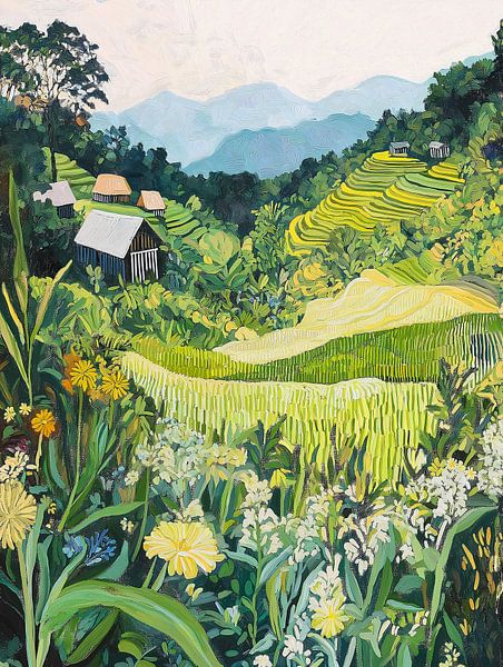 Tropische Terrasse von Artclaud