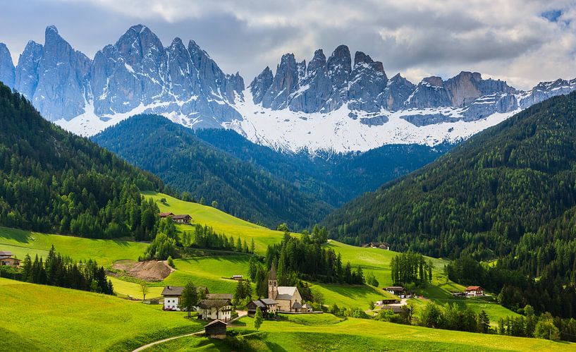 Santa Maddalena, Dolomites, Italy by Henk Meijer Photography