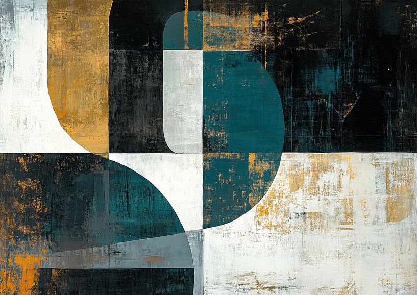 Geometrisch Abstract van ARTEO Schilderijen