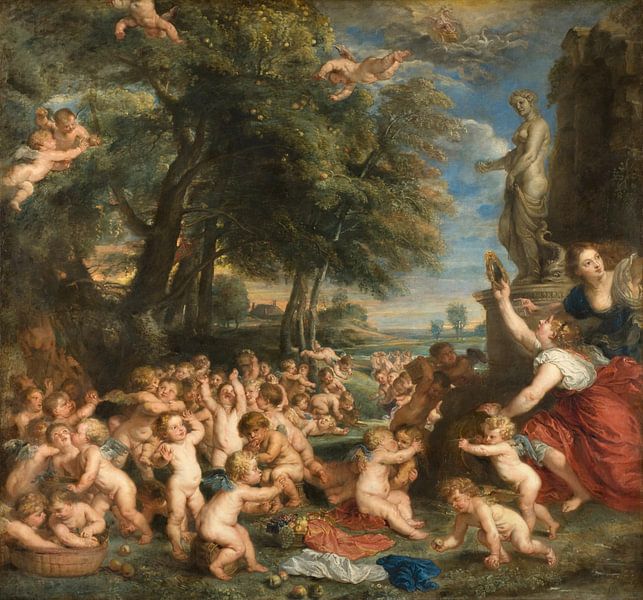 Die Verehrung der Venus, Peter Paul Rubens von Meisterhafte Meister