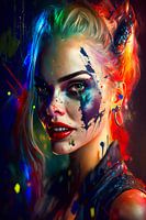 Abstract Harley Quinn
