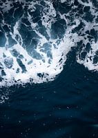 The swell of the blue sea