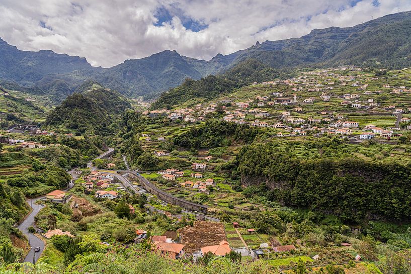 Panoramic landscape photo of São Vicente, Madeira by Jeroen de Jongh Photography
