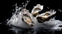 Fresh oyster enjoyment
