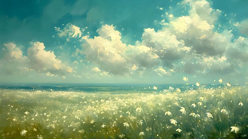 Eine Frühlingslandschaft von Heike Hultsch