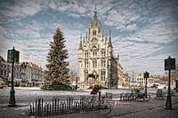 Das alte Rathaus von Gouda in den Niederlanden