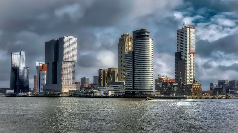 Skyline von Rotterdam von Kristof Desmet